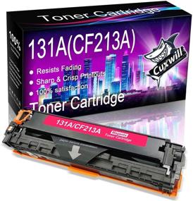 img 4 attached to 🖨️ Cuxwill Compatible Toner Cartridge Replacement for HP 131A CF213A - Magenta, Works with Laserjet Pro 200 Color M251nw, MFP M276nw