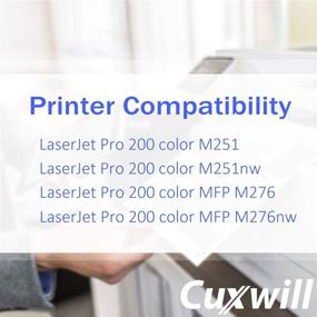 img 2 attached to 🖨️ Cuxwill Compatible Toner Cartridge Replacement for HP 131A CF213A - Magenta, Works with Laserjet Pro 200 Color M251nw, MFP M276nw