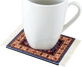 img 2 attached to 🌸 Exquisite Oriental Coasters for your Drink Table Set - Transform Your Décor!