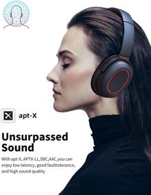 img 3 attached to Dyplay Cancelling Headphones Bluetooth Wireless