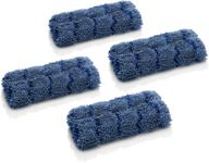 🧽 long-lasting e-cloth kitchen dynamo: non-scratch scrub sponge, 300 wash guarantee, blue (4 pack) logo