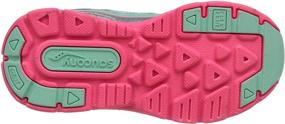 img 1 attached to Кроссовки Saucony Girls Baby Ride: высокопроизводительная спортивная обувь для девочек