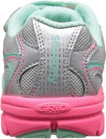 img 2 attached to Кроссовки Saucony Girls Baby Ride: высокопроизводительная спортивная обувь для девочек