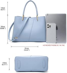 img 2 attached to Handbags Shoulder Handles Satchel Fashion Women's Handbags & Wallets for Totes