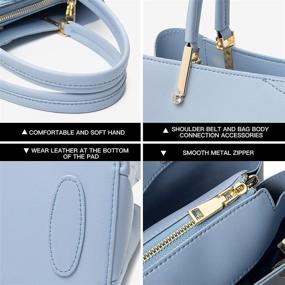 img 1 attached to Handbags Shoulder Handles Satchel Fashion Women's Handbags & Wallets for Totes