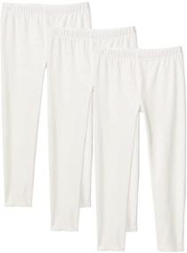 img 4 attached to Versatile Cotton Leggings 3-Pack: Essential Everyday Wear for Toddler Girls