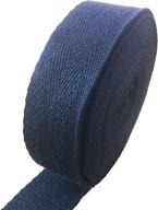 🎒 kawaii easy crafting black twill tape cotton strap bias 1 inch (25mm) x 5yard: herringbone pattern fabric tape for tote bags, purses, and diy sewing projects logo