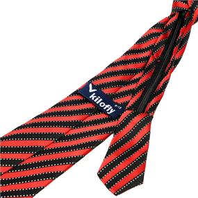 img 1 attached to 👔 Kilofly Boys' Adjustable Zipper Necktie - Convenient Pre-tied Accessories for Style and Ease