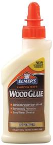 img 2 attached to E7000 Carpenters Wood Glue by Elmer's Products Inc: 4 Fl oz, Yellow - Strong Adhesive for Woodworking