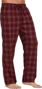 img 2 attached to 🛏️ YINC Cotton Flannel Pajama Gingham Set - Men's Cozy Sleepwear and Lounge Attire