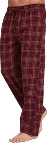 img 3 attached to 🛏️ YINC Cotton Flannel Pajama Gingham Set - Men's Cozy Sleepwear and Lounge Attire