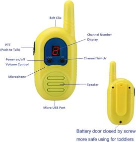 img 3 attached to InYYTer T4 Kids Walkie Talkies