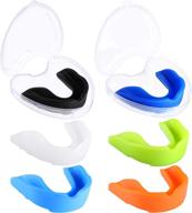 🥊 sports mouthguard set for kids - ideal for boxing, football, hockey, karate, basketball (assorted colors) logo