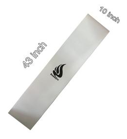 img 3 attached to 🛹 DreamFair Clear Longboard Grip Tape with Logo - Griptape for 43-Inch Longboard