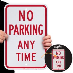 img 3 attached to 🚧 Enhanced Safety with Parking SmartSign Engineer Reflective Aluminum