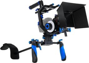 img 3 attached to 🎥 Complete Morros DSLR Rig Movie Kit: Shoulder Mount, Follow Focus, Matte Box, and More for DSLR Cameras and Video Camcorders