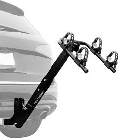 img 3 attached to 🚲 Retrospec Lenox Car Hitch Mount Bike Rack: Secure Transport for 2-5 Bikes