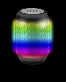 img 1 attached to 🔊 Experience Music like Never Before with Vivitar Mini Pulsating Bluetooth Speaker