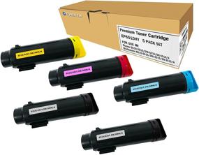 img 1 attached to 🖨️ Toner Tap XP6510HY-5P: High Yield 5-Pack Bundle for Workcentre 6515 and Phaser 6510 (Compatible with 106R03480, 106R03477, 106R03478, 106R03479)