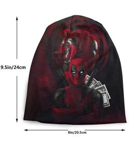 img 2 attached to 🎩 Slouchy Winter Beanie Outdoor Accessory for Girls - Dead Pool Design