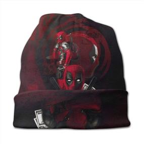 img 1 attached to 🎩 Slouchy Winter Beanie Outdoor Accessory for Girls - Dead Pool Design