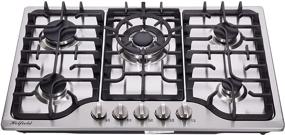 img 4 attached to Конвертируемая плита из нержавеющей стали Hotfield Cooktop