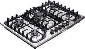 img 3 attached to Конвертируемая плита из нержавеющей стали Hotfield Cooktop