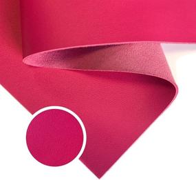 img 4 attached to 🌹 Premium Raspberry Rose Leather Sheet: Genuine Bright Pink Lambskin for Crafting & Personalized Projects (8x10In/ 20x25cm)