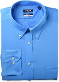 img 1 attached to IZOD Regular Stretch Buttondown Collar Shirts 👕 for Men - Comfortable and Stylish Men's Clothing