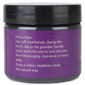 img 2 attached to 🦷 Natural Detoxifier: Organic Teeth Whitening and Cleansing Charcoal Powder for Quick, Painless Results and a Bright White Smile