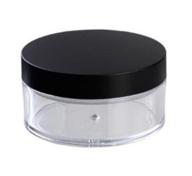 plastic powder blusher cosmetic containers travel accessories logo