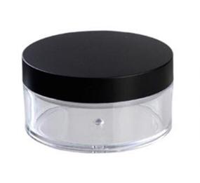 img 1 attached to Plastic Powder Blusher Cosmetic Containers Travel Accessories