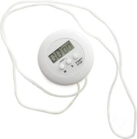 img 4 attached to ⏲️ Norpro White Digital Timer On A Rope: Efficient Time Management at Your Fingertips!