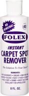 🧽 folex carpet stain remover - 8oz instant spot remover for carpets, rugs, upholstery, and clothes logo