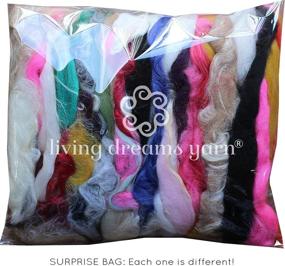 img 3 attached to 🧶 Premium Assorted Merino Roving Ends & Mixed Fiber Waste - Ultimate Bulk Top Fiber for Felting, Spinning & Blending