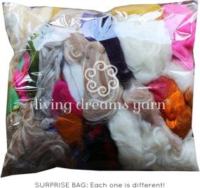 img 1 attached to 🧶 Premium Assorted Merino Roving Ends & Mixed Fiber Waste - Ultimate Bulk Top Fiber for Felting, Spinning & Blending