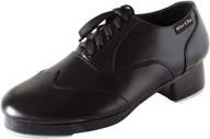 👞 miller & ben triple threat tap shoes: unleash your inner rhythm with all black professional tapping excellence logo