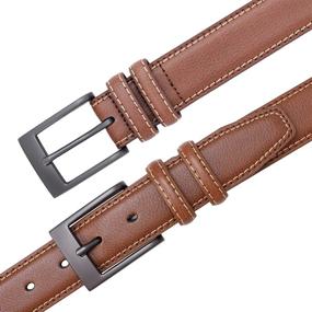 img 2 attached to 👔 Mile High Life: Premium Genuine Leather Men's Accessories Exclusively for Belts
