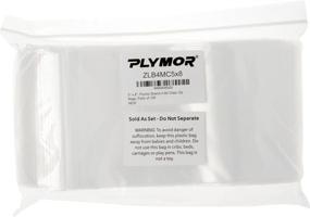 img 1 attached to Plymor Reclosable Zipper Packaging & Shipping Supplies: Heavy-Duty Plastic Poly Bags