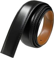 versatile and elegant: reversible smooth genuine leather belts for men's stylish accessories logo