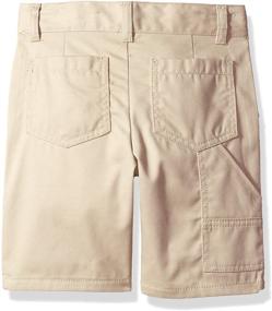 img 1 attached to 👕 Fashionable and Functional: CHEROKEE Boys' Uniform Twill Short with Pockets for School or Play