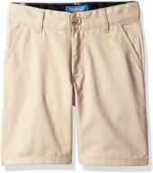 👕 fashionable and functional: cherokee boys' uniform twill short with pockets for school or play logo