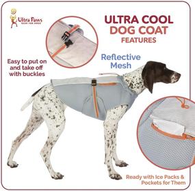 img 3 attached to 🐶 Silver Ultra Paws Cooling Dog Coat - Perfect for Hot Weather