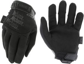 img 4 attached to 🧤 Mechanix Wear TSCR-55-010: Durable Cut Resistant Covert Work Gloves, Size Large, All Black