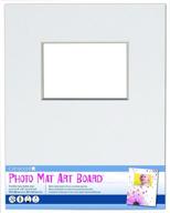 crescent cardboard white photo board logo