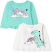 childrens place toddler unicorn simplywht girls' clothing logo