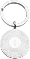 🙏 anlive aa serenity prayer keychain necklace - sober sobriety jewelry for recovery logo