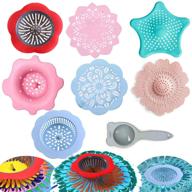 🎨 8 pcs acrylic pouring strainers: create unique patterns with plastic and silicone flower strainers, perfect for diy pouring acrylic paint - art supplies logo