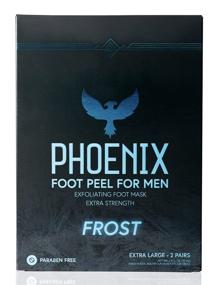 img 3 attached to 👣 Phoenix Foot Peel for Men - Extra-Large Size, Extra-Strength Menthol, Exfoliating Dry Feet Treatment - 2 Pack, Callus Remover, Paraben-Free