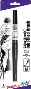 img 1 attached to Pentel Color Brush Black GFLBP101